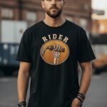 Skeleton Hand Throttle Biker T-Shir