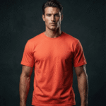 Plain regular fit premium Tee – Red