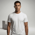 Plain regular fit premium Tee – Whi
