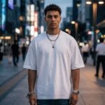 Plain Oversized premium Tee – White