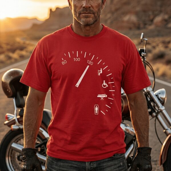 Motorcycle Speedometer Warning premium Tee