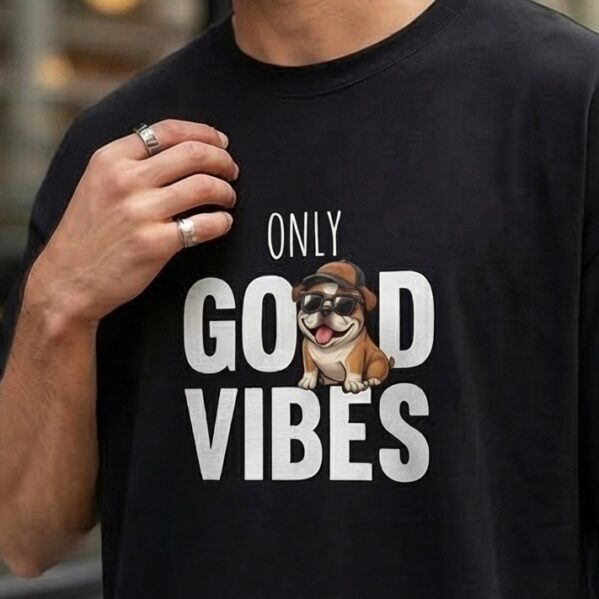Only Good Vibes – Streetwear Oversized Premium Tee
